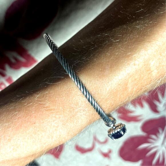 David Yurman Châtelaine Bracelet Lavender Amethyst over Hematine 925 SS – EUC - Picture 9 of 10